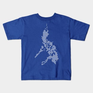 Philippines Digital Map Kids T-Shirt